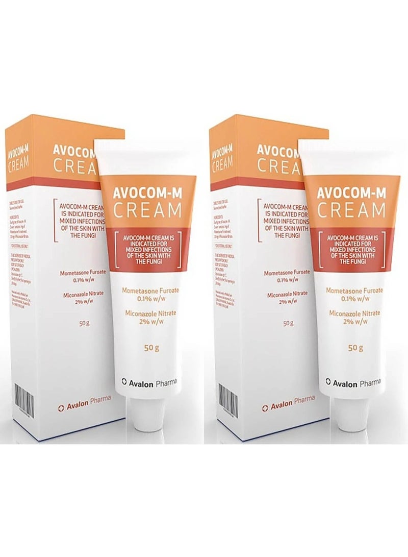 Avalon Pharma pack of 2 Avalon Avocom M cream 30gm - Image 2